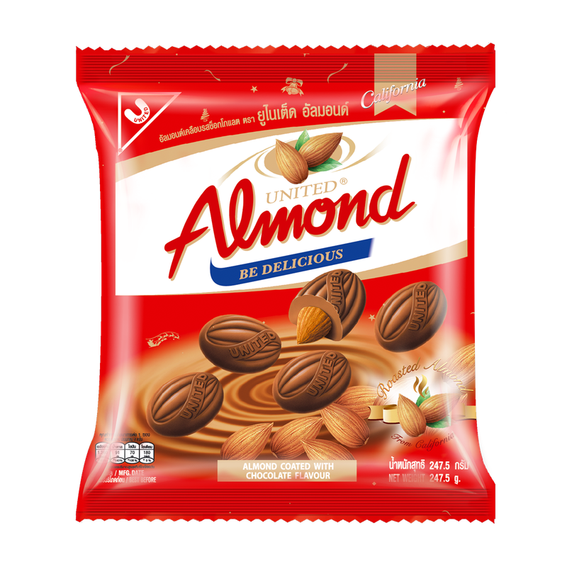 United Almond Coated With Chocolate
