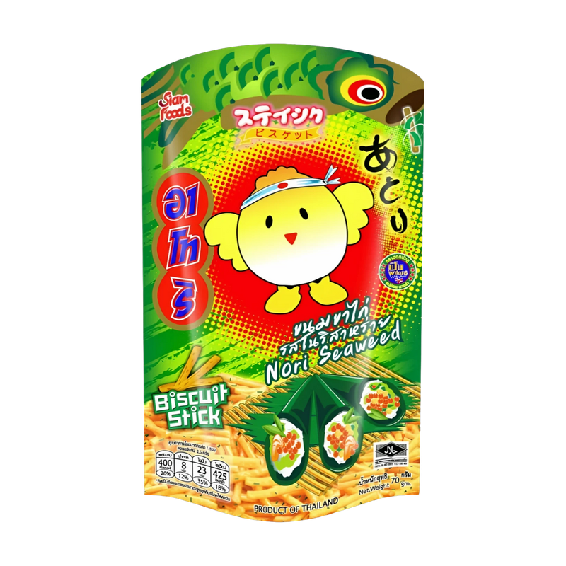 Siam Foods Atori Biscuit Stick Nori Seaweeed Flavoured