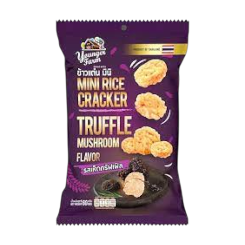 Younger Farm Mini Rice Cracker Truffle Mushroom Flavor