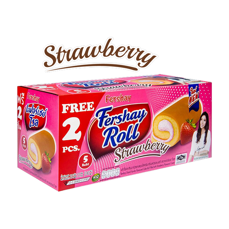 Fershay Strawberry Roll Cake