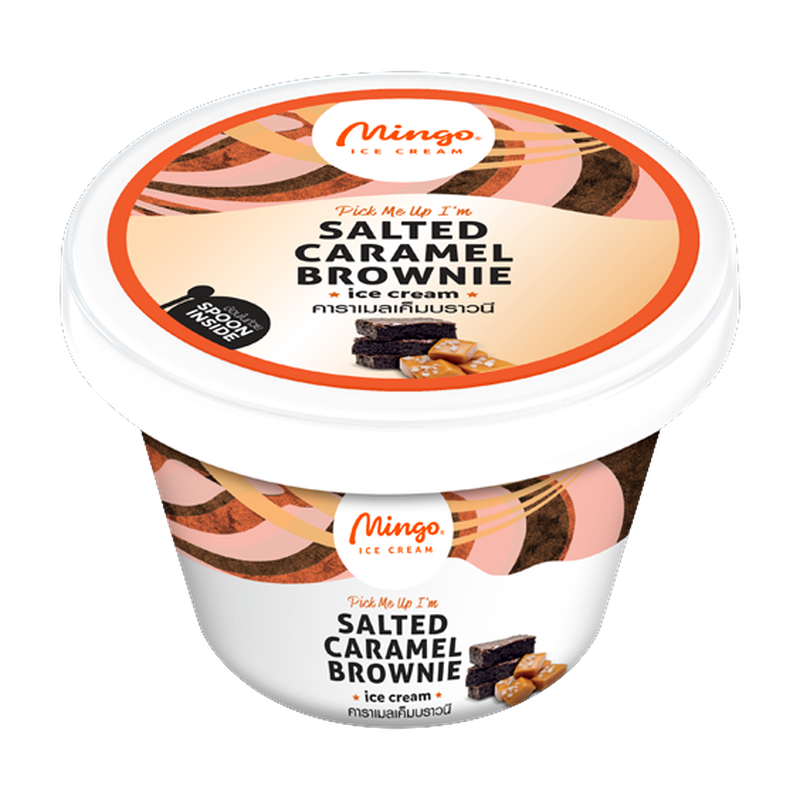 Mingo Salted Caramel Brownie Ice Cream