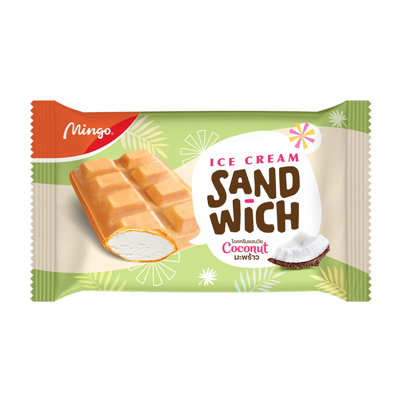 Mingo Ice Cream Sandwich Coconut