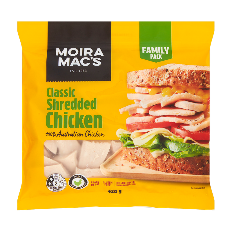 Sherdded Chicken Bread