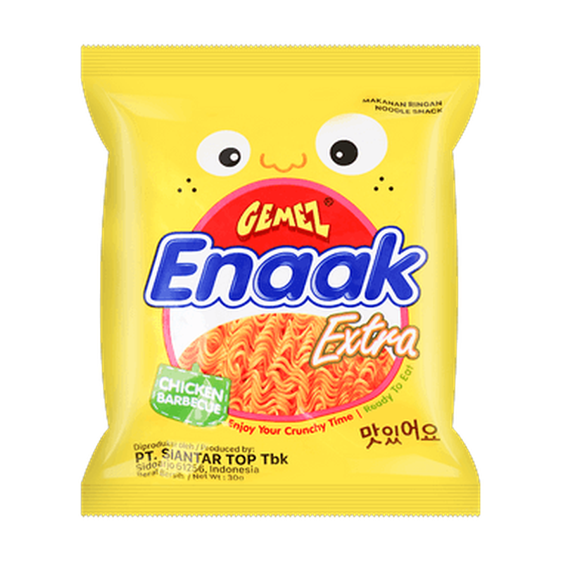 Enaak Gemez Noodle Snack Chicken Barbeque