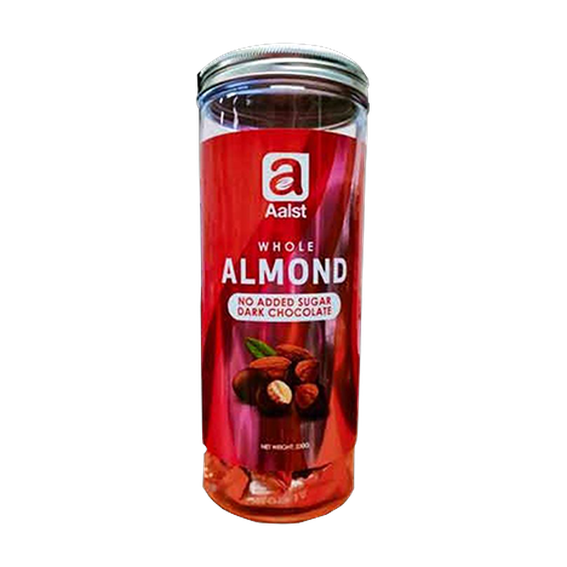 Aalst Whole Almond No Added Sugar Chocolate 130g