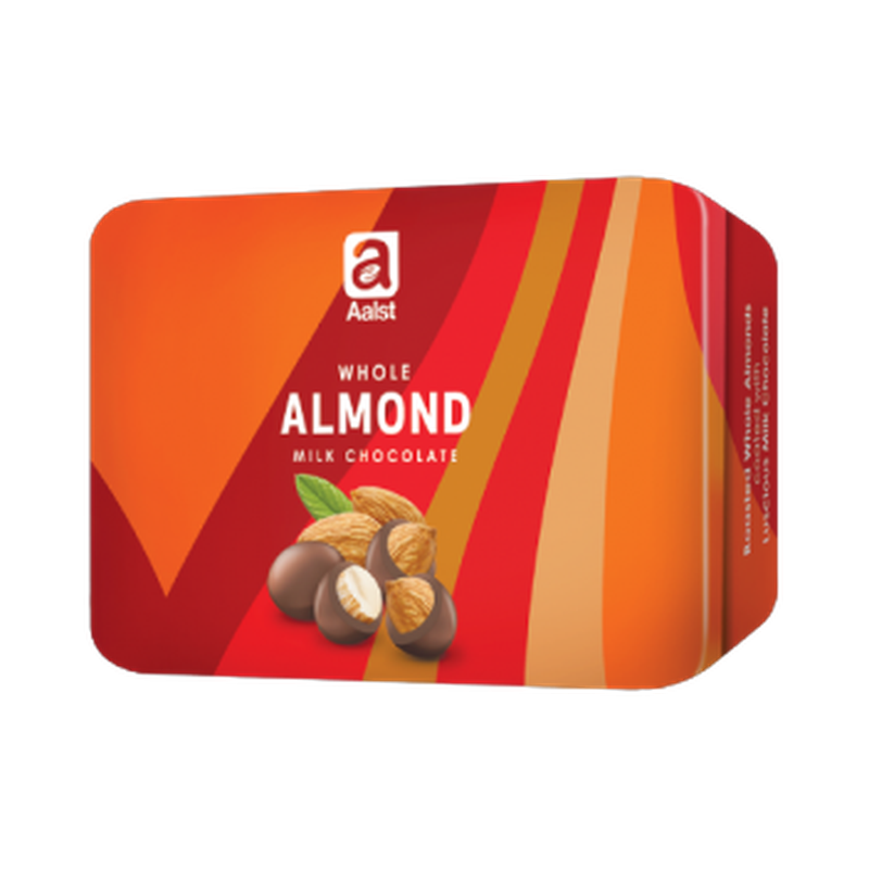 Aalst Whole Almond Milk Chocolate Tin 150g