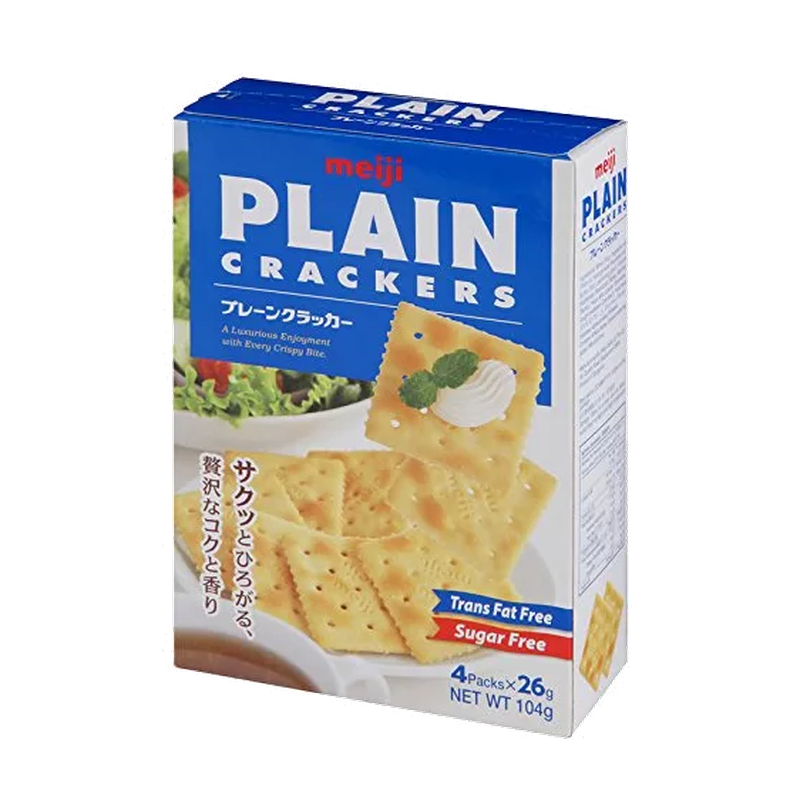 Meiji Plain Crackers With Oats