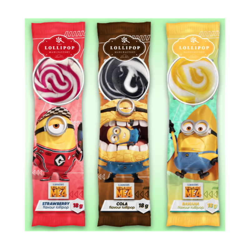 Minions Fruit Lollpop Candy