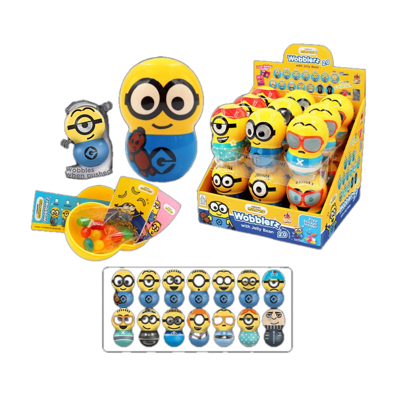 Minions wobblerz with jelly bean 10g