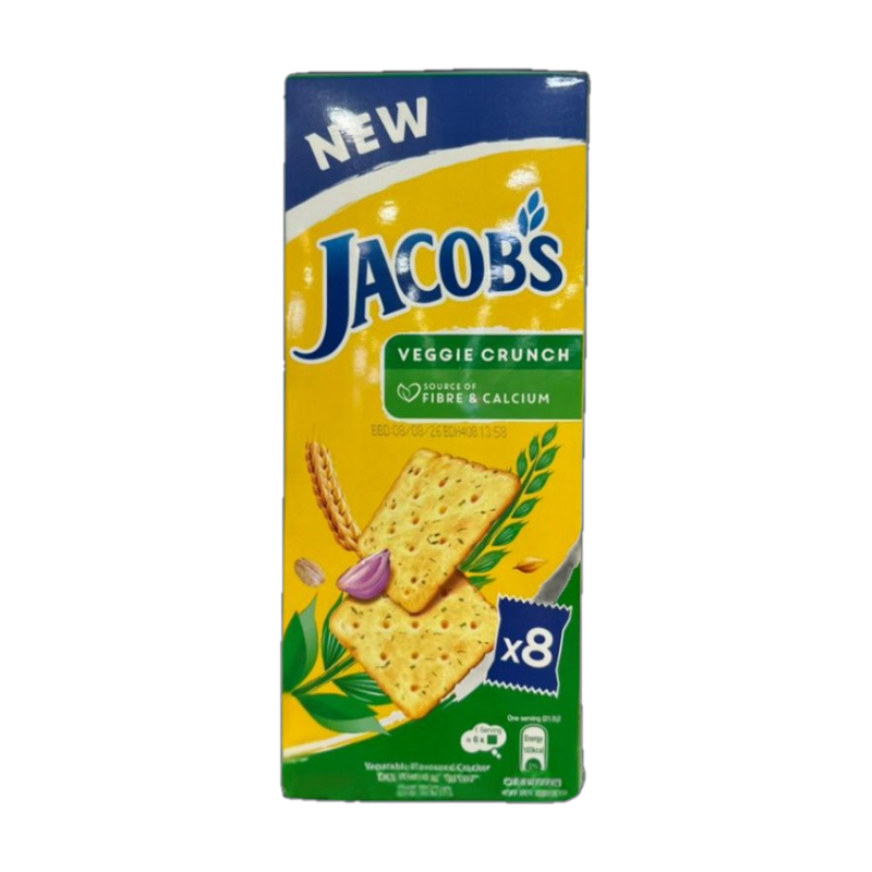 Jacob's Sav Crackers - Veggie Crunch (21.5G x 8)