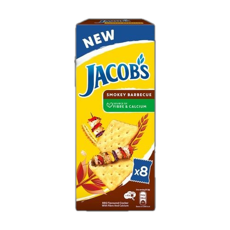 Jacob's Sav Crackers - Smokey Barbecue (21.5G x 8)