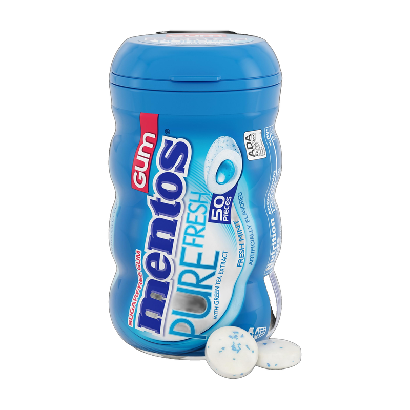 Mentos Air Action Menthol Eucalyptus Flavoured Sugar Free Gum