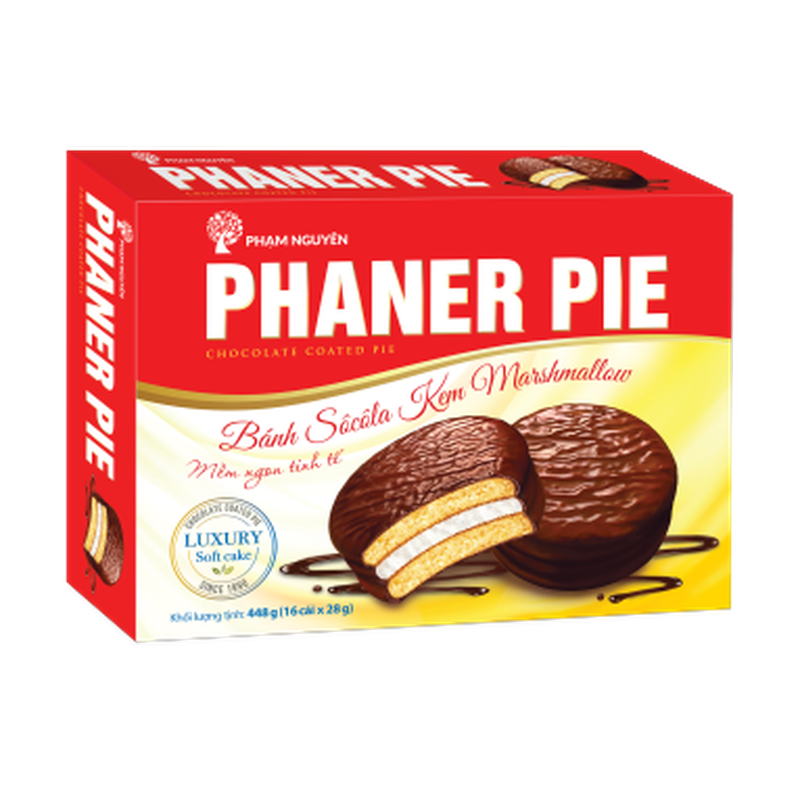 Bon Chocolate Pie With Marshmallow