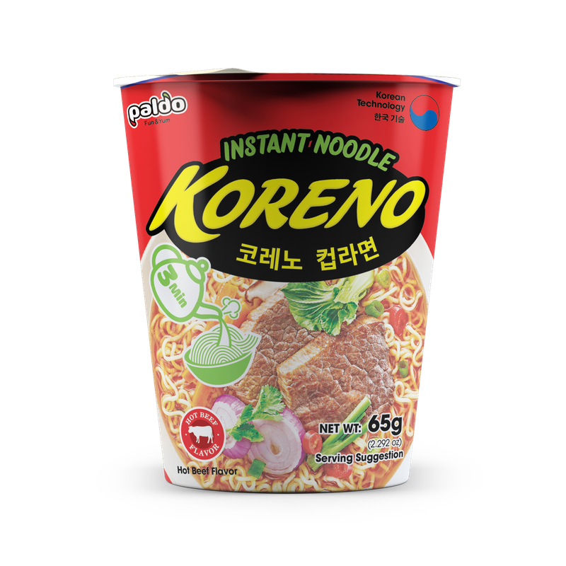 Paldo Koreno Instant Noodle Hot Beef Flavor