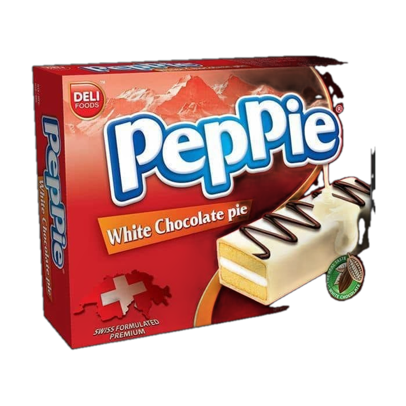 Richy Peppie White Chocolate Pie Vanilla Flavor