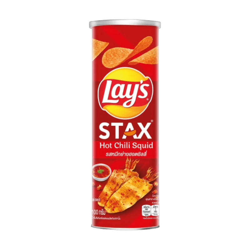 Lay's Stax Hot Chili Squid