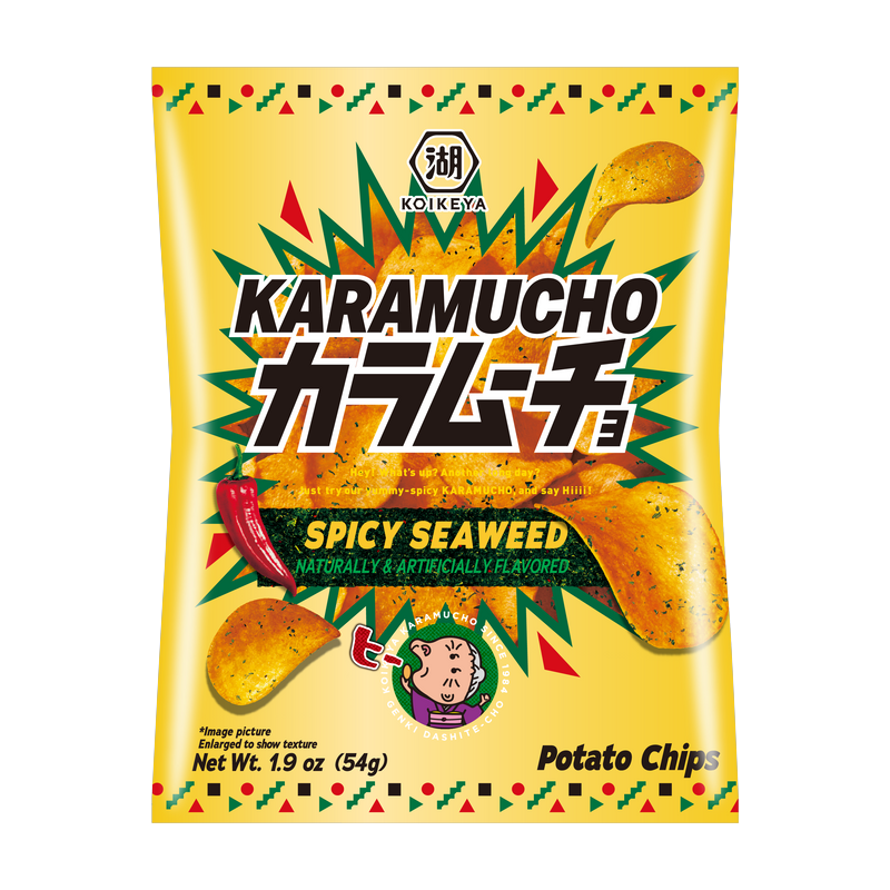 Karamucho Potato Chips Spicy Seaweed Flavor