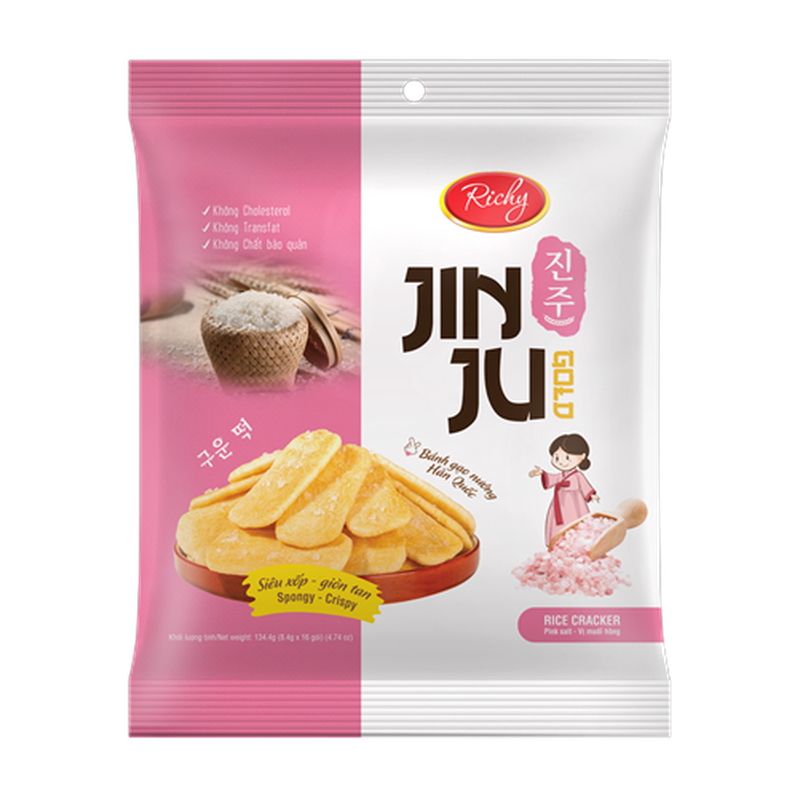 Richy Rice Cracker Spongy Crispy Bbq