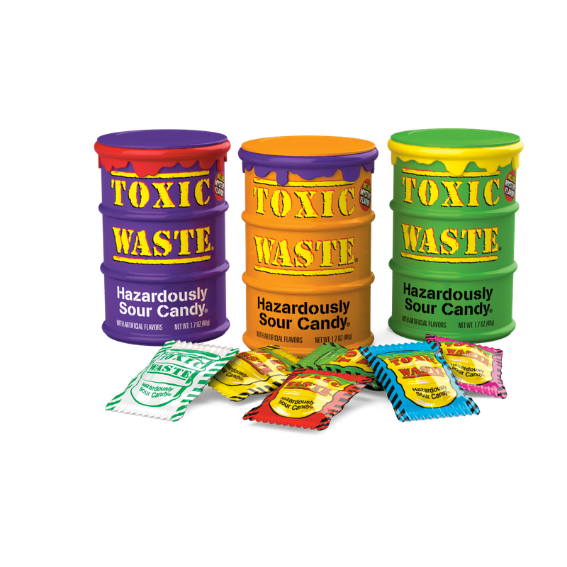 Toxic waste Hazardously sour candy