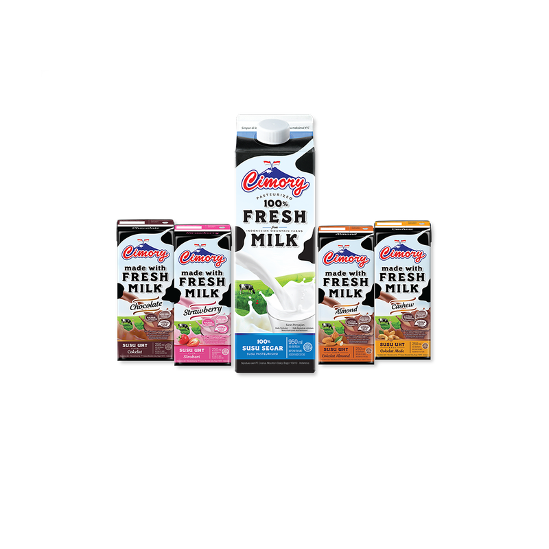 Cimory UHT Fresh Milk Strawberry flavor