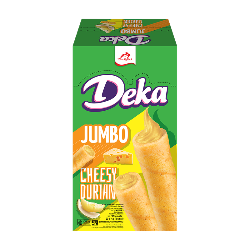 Deka Water Roll Jumbo Cheesy Durian