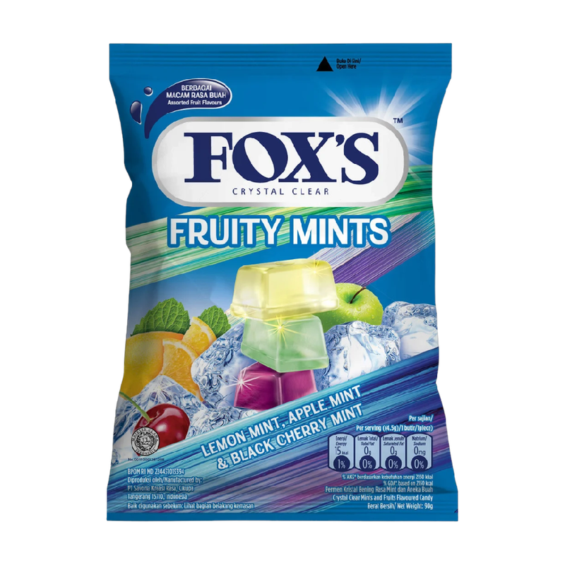 Fox's Fruity Mints Crystal Clear