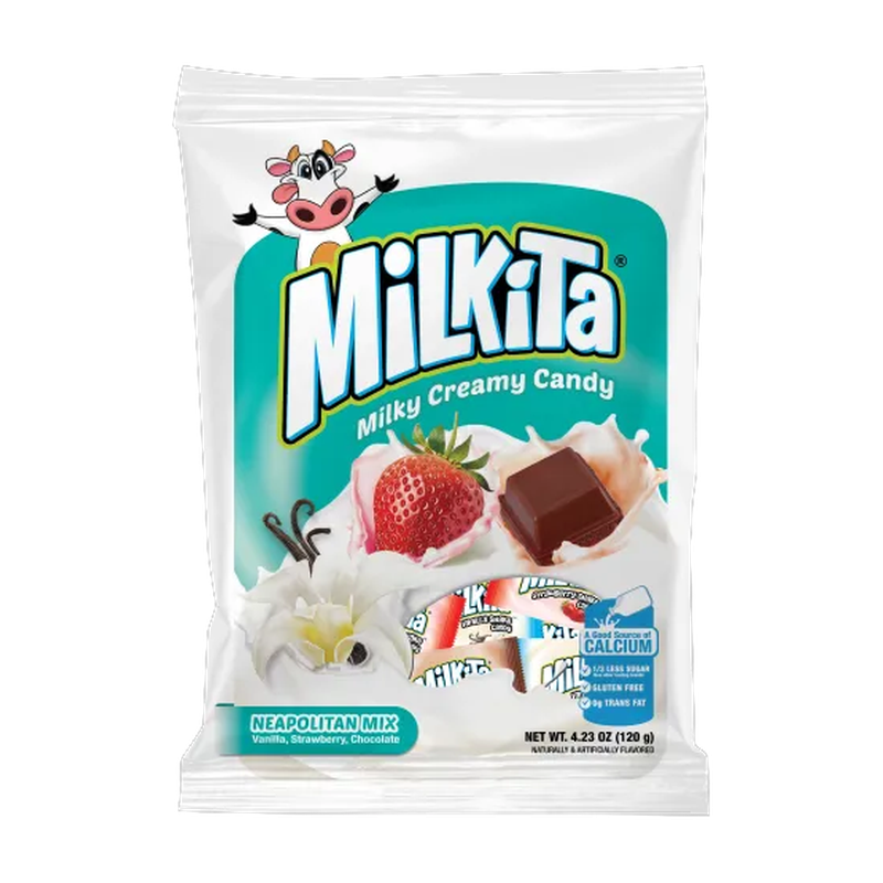 Milkita Milk Candy Chocolate, Strawberry, Melon