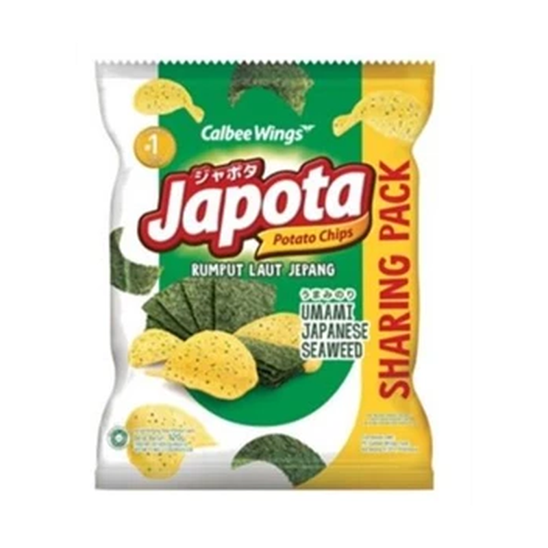 Calbee Wings Japota Potato Chips Umami Japanese Seaweed