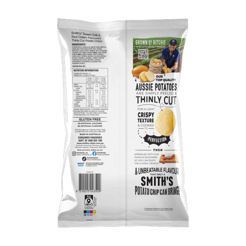 Smith'S Thinly Cut Potato Chips