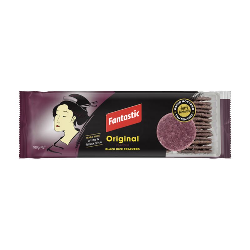 Fanta stic Original Flavour Black Rice Crackers