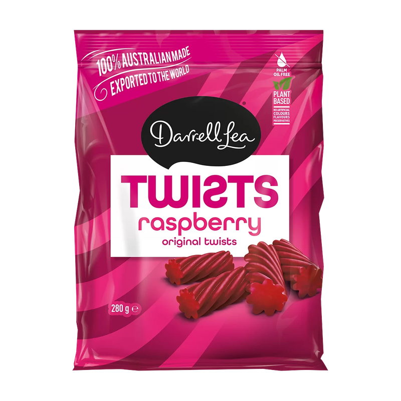 Darrell Lea Raspberry Twists