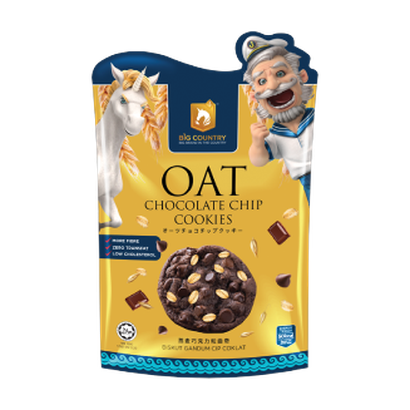 Big Country Oat Chocolate Chip Cookies