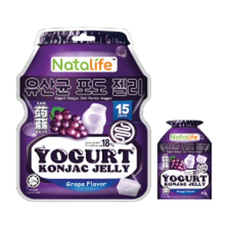 Natalife yogurt Konjac Jelly Grape Flavor