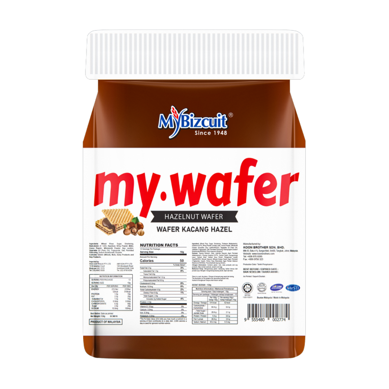 My Bizcuit Nuwafer Hazelnut Wafer