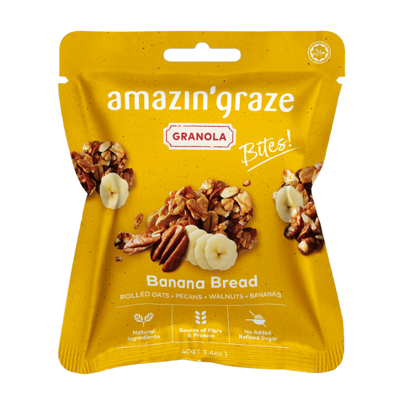 Amazin' Graze Granola Bites - Banana Bread