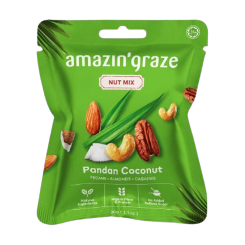 Amazin' Graze Nut Mix Minis - Pandan Coconut