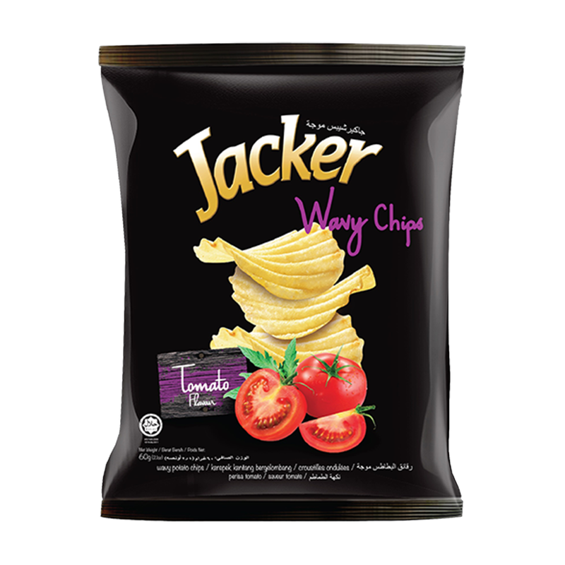 Jacker Wavy Chips - Tomato