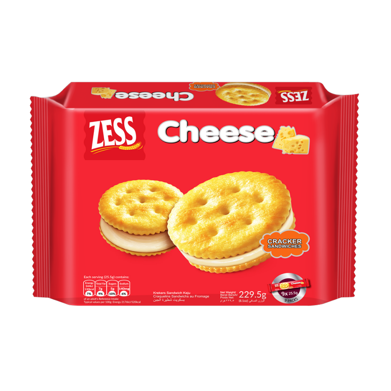 Zess Cracker Sandwich 229.5G - Cheese
