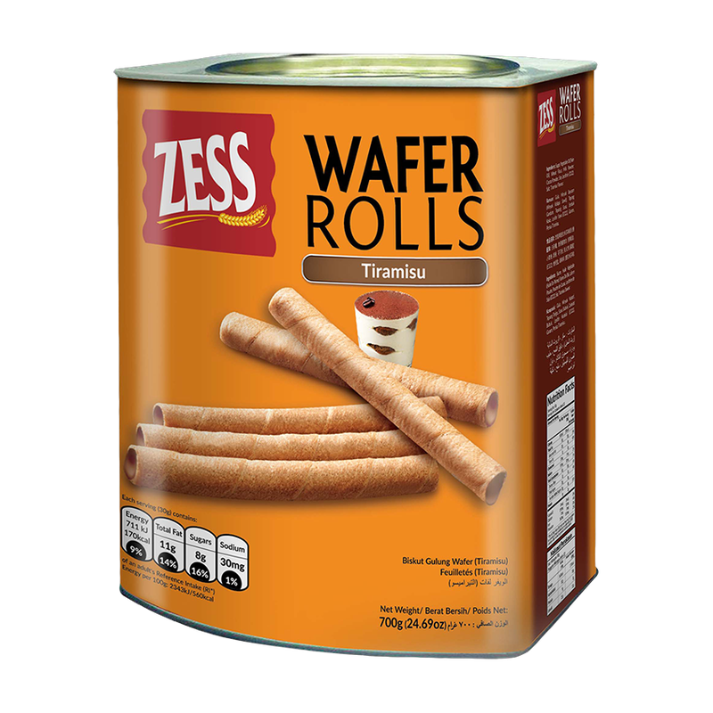 Zess Wafer Rolls - Tiramisu