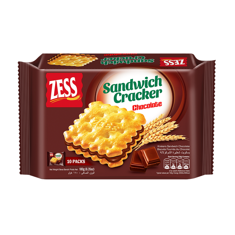 Zess Cream Sandwich 180G - Chocolate