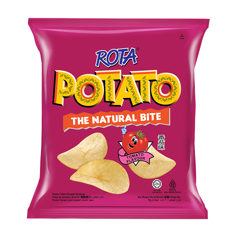 Rota The Natural Bite Potato Tomato Flavour