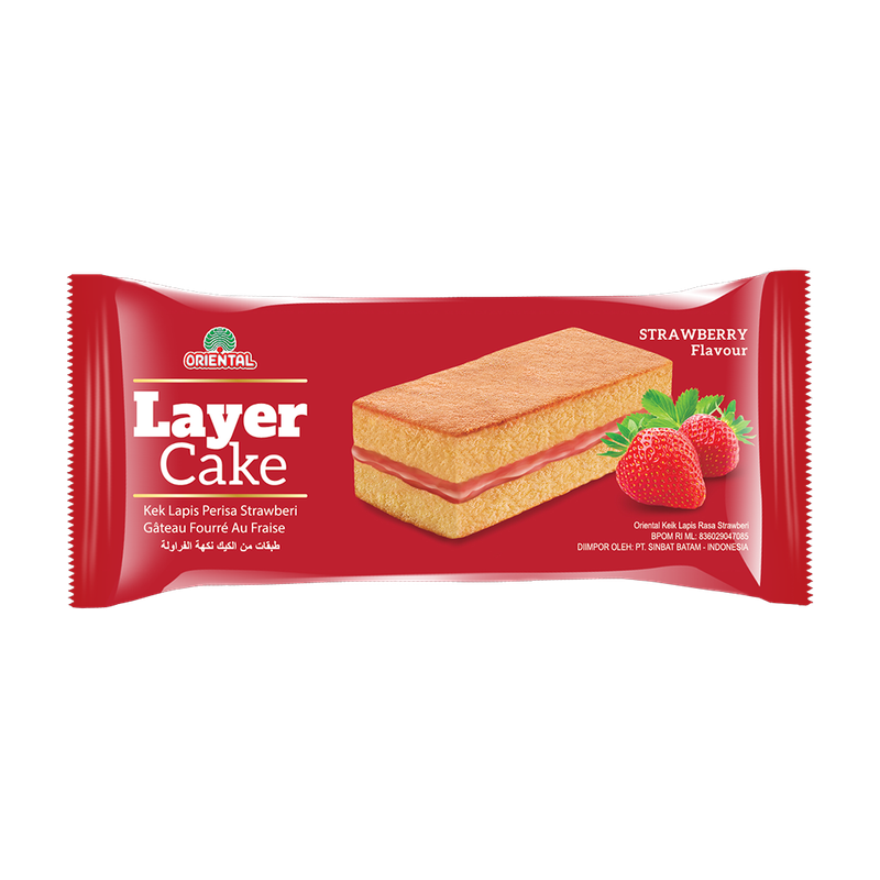 Oriental Layer Cake - Strawberry