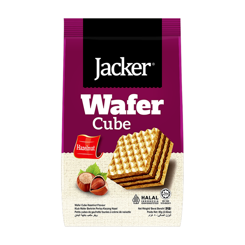 Jacker Wafer Cube - Hazelnut