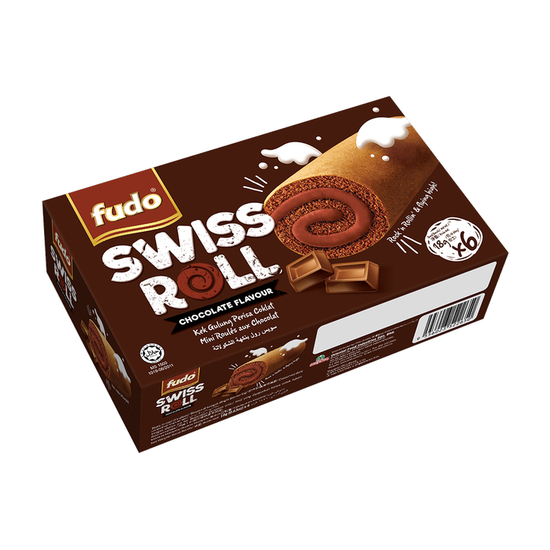 Fudo Swiss Roll 6S - Chocolate