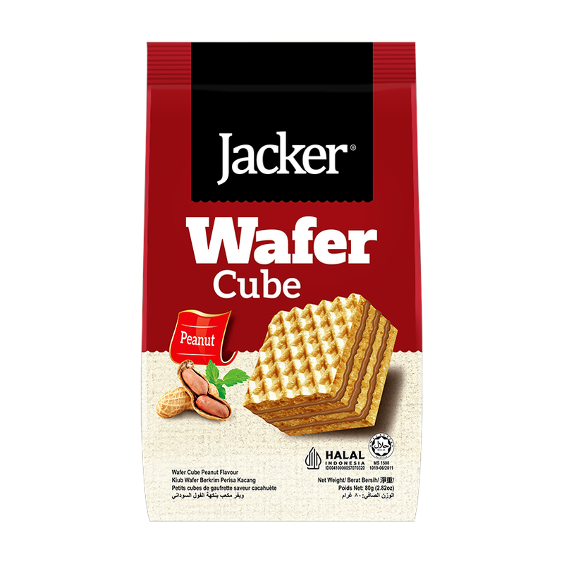 Jacker Wafer Cube - Peanut