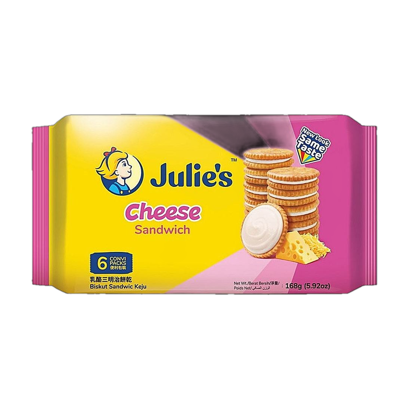 Cookies - Julies Cheese Sandwich 504gm New(163)