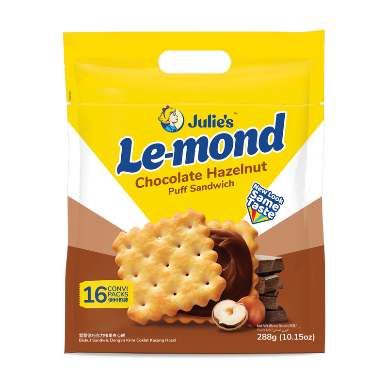 Julie's Le Mond - Chocolate Hazelnut Puff Sandwich (16 Convi)