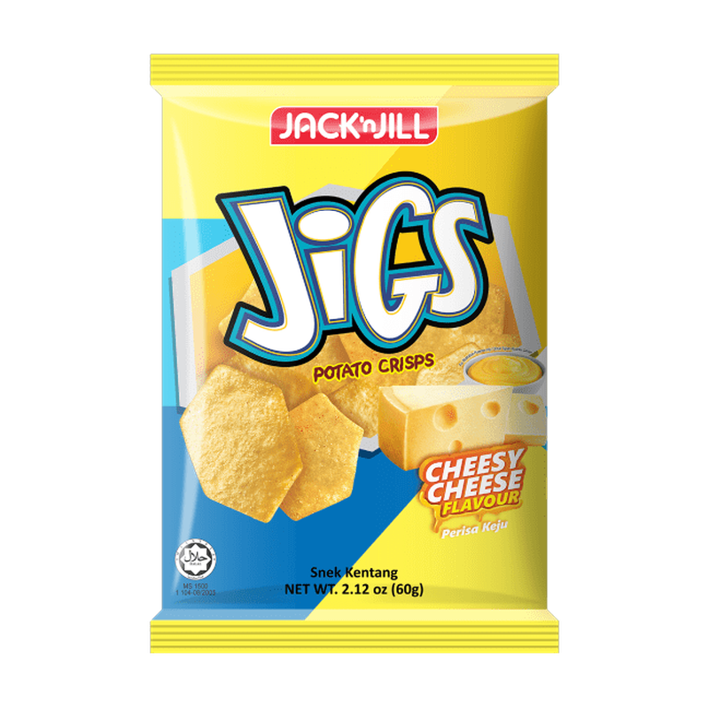 Jack n Jill Roller Coaster Crisp 60G - Cheesy Cheese