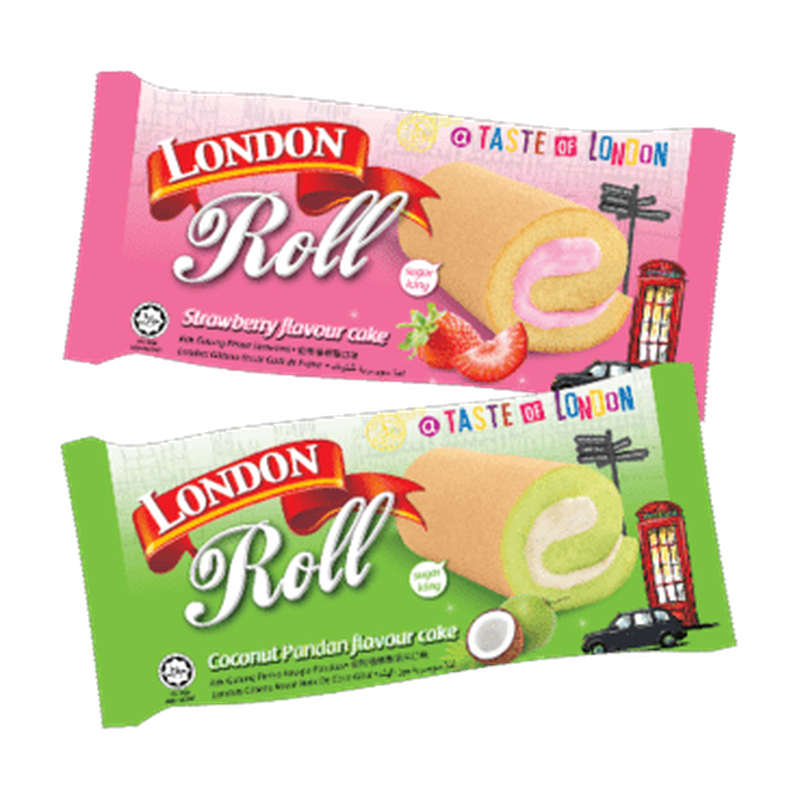 Mamee Roll Cake Strawberry
