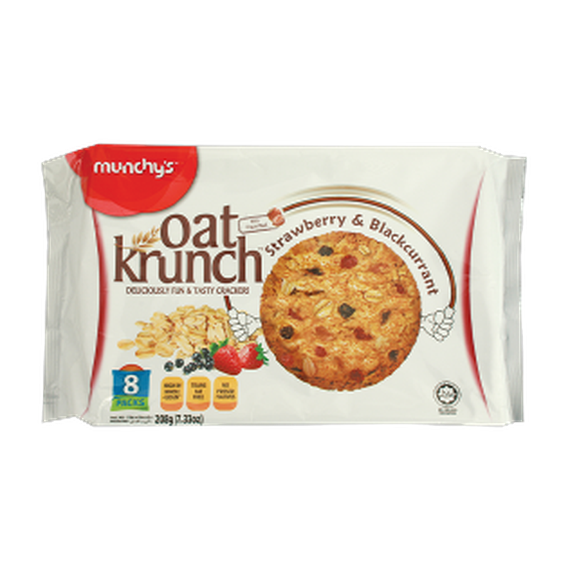 Munchy's Oat Krunch TM Strawberry & Blackcurrant
